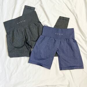 NVGTN Workout Bottoms Leggings and Shorts Bundle
